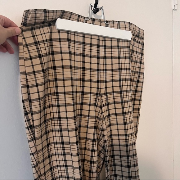 Sanctuary Carnaby Kick Crop Pant Tucson Plaid Elastic Waistband Stretch 1X - Picture 3 of 8